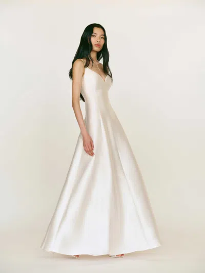Reformation Korie Dress Ivory 4 In White
