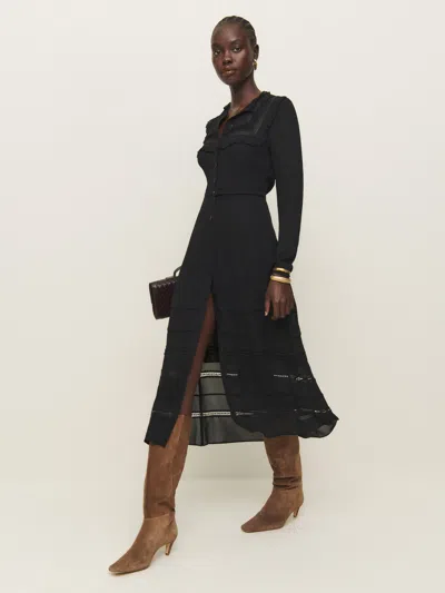Reformation Kristen Dress In Black