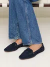 Reformation Kyla Loafer In After Hours Suede