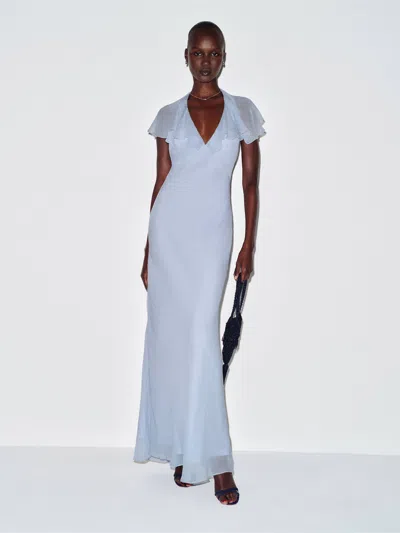 Reformation Robe Kyley Bleu L