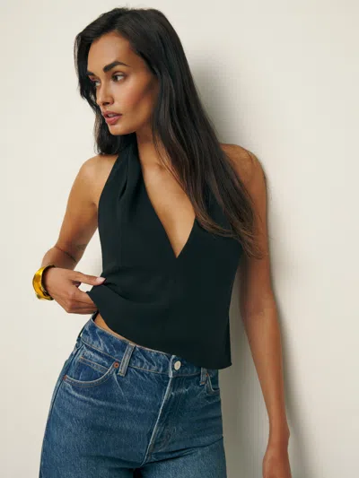 Reformation Kyra Top In Black