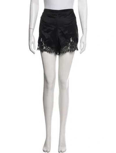 Pre-owned Reformation Lace Pattern Lace Trim Embellishment Pajamas W/ Tags In Black/white