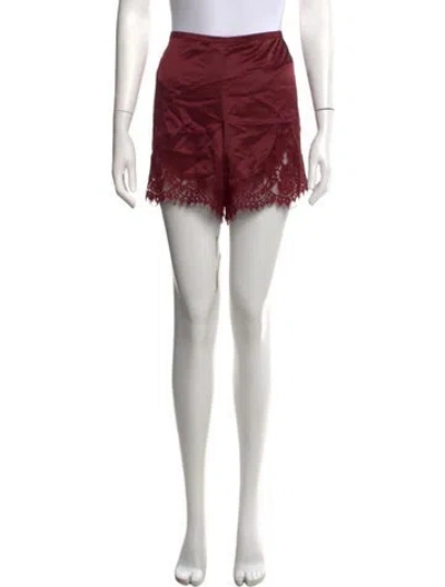 Pre-owned Reformation Lace Pattern Mini Shorts In Multicolor