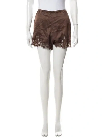 Pre-owned Reformation Lace Pattern Pajamas W/ Tags In Brown