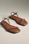 Reformation Lake Sandals In Brown