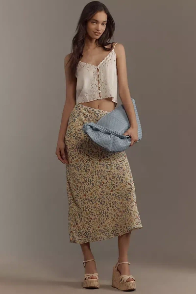 Reformation Layla Midi Slip Skirt In Multicolor