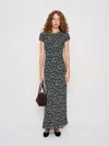 Reformation Leana Dress In Blue