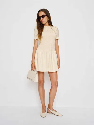 Reformation Leannah Dress In White
