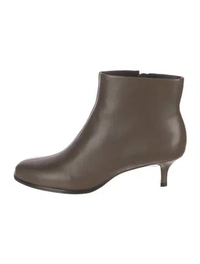 Pre-owned Reformation Leather Boots In Brown