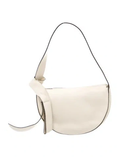 Pre-owned Reformation Leather Carlotta In Neutral