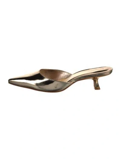 Pre-owned Reformation Leather Mules