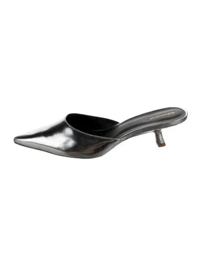 Pre-owned Reformation Leather Mules