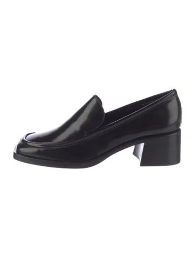 Pre-owned Reformation Leather Pumps In Black