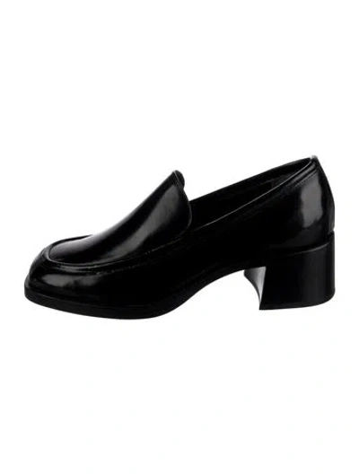 Pre-owned Reformation Leather Pumps In Black