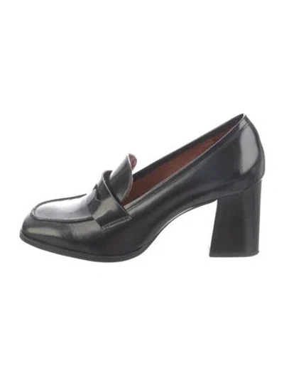 Pre-owned Reformation Leather Pumps In Blue