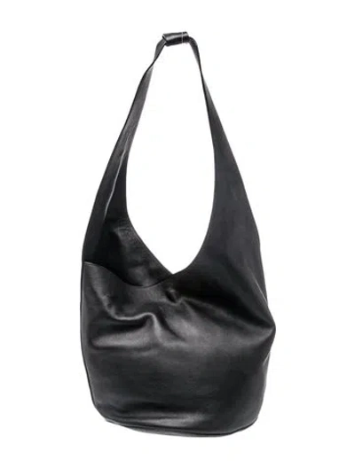 Pre-owned Reformation Leather Shoulder Bag In Black