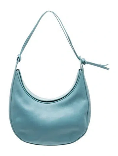 Pre-owned Reformation Leather Shoulder Bag In Blue