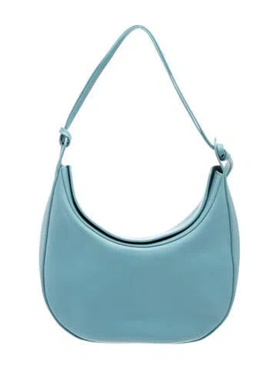 Pre-owned Reformation Leather Shoulder Bag In Blue