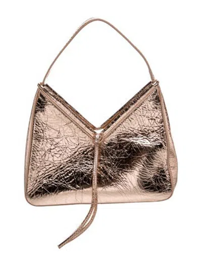 Pre-owned Reformation Leather Shoulder Bag In Neutrals