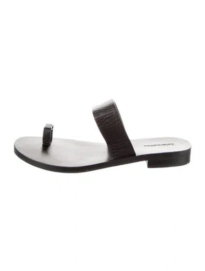 Pre-owned Reformation Leather Slingback Sandals In Multi