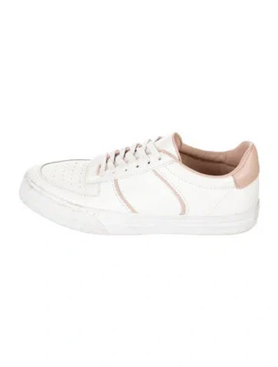 Pre-owned Reformation Leather Sneakers In White