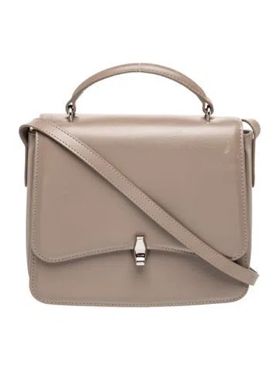 Pre-owned Reformation Leather Top Handle Bag In Neutrals