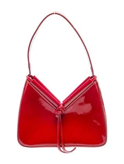 Pre-owned Reformation Leather Top Handle Bag In Red