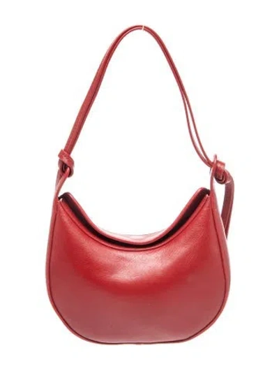 Pre-owned Reformation Leather Top Handle Bag In Red