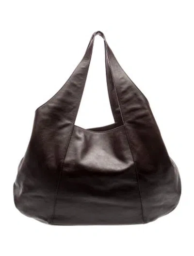 Pre-owned Reformation Leather Tote In Black