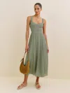 Reformation Lela Dress In Seafoam
