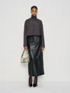Reformation Lennon Jacket In Black