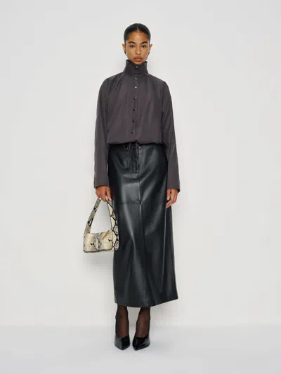 Reformation Lennon Jacket In Black