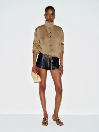 Reformation Lennon Jacket Natural Large
