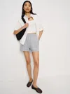 Reformation Leon Sweat Short In Gray
