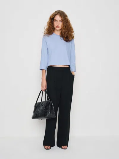 Reformation Lewis Tee In Blue