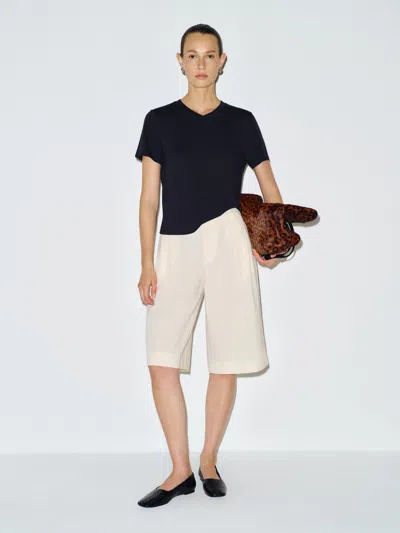 Reformation Lexi T-shirt Black Large