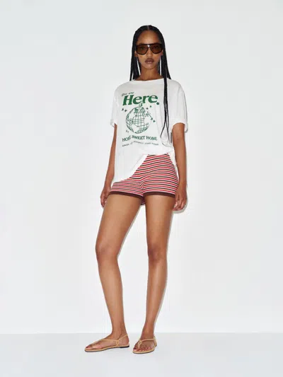 Reformation Liam Oversized T-shirt Xs In Multi