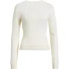 Reformation Lian Crewneck Cashmere Sweater In Pink