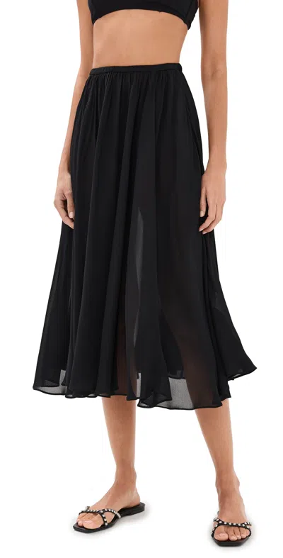 Reformation Libby Skirt Black