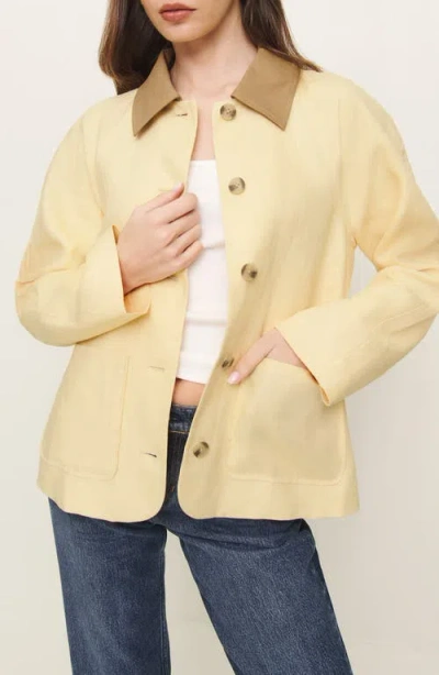 REFORMATION REFORMATION LILA LINEN JACKET