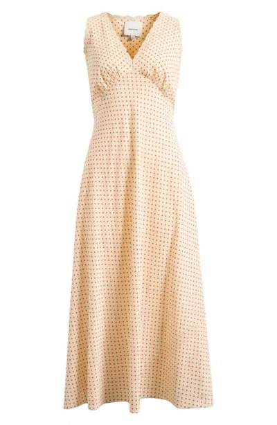 Reformation Lila Sleeveless Sleep Dress In Neutral