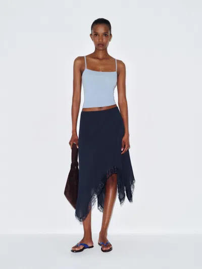 Reformation Liliana Skirt Blue 12