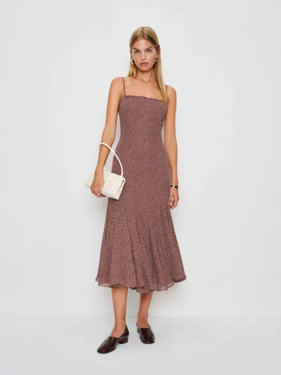 Reformation Lilibet Dress In Brown