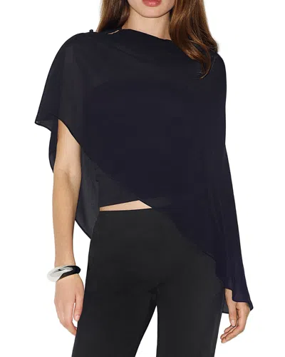 Reformation Lilibeth Asymmetric Cape In Blue