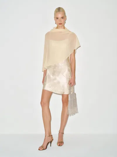 Reformation Lilibeth Mini Dress Ivory Medium In White