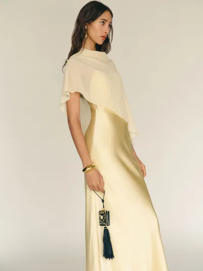 Reformation Lilibeth Silk Dress In Multi