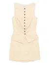 Reformation Lina Linen Two Piece In Neutral