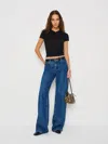 Reformation Lindie Tee In Black