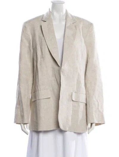 Pre-owned Reformation Linen Blazer W/ Tags In Multi