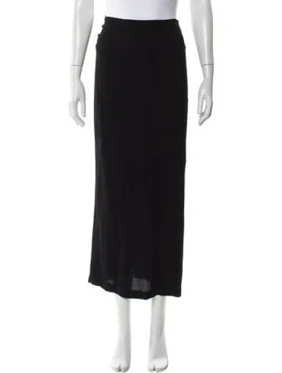 Pre-owned Reformation Linen Midi Length Skirt In Gray